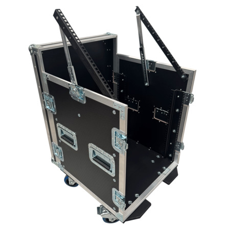 10u x 12u Console Mixer Rack Flight Case